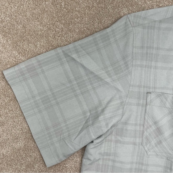 Orvis Classic Collection Shirt XXL Gray Plaid Button Up Short Sleeve Outdoor Men - Picture 2 of 14